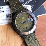 Swiss Replica Tag Heuer Aquaracer Calibre 5 Watch Military Green Nato Strap